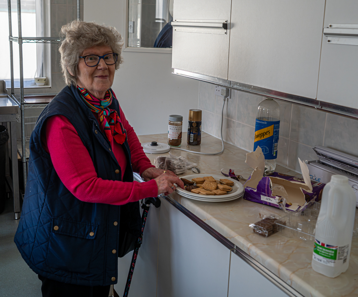 Kath takes the biscuit(s)