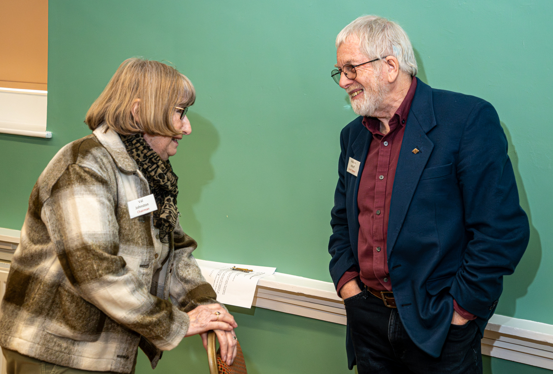 Val with Malcolm